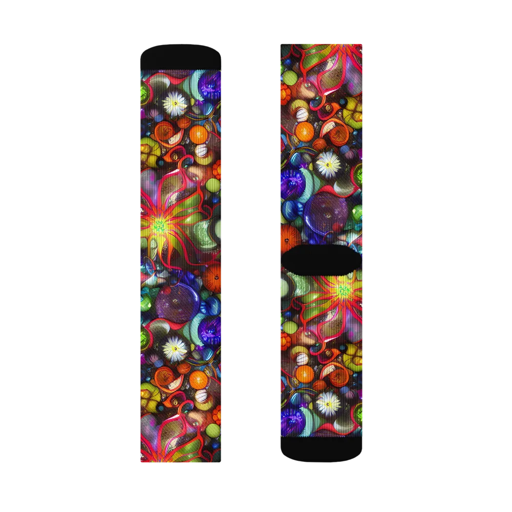 Euphoric Sphere on Socks — Left Sock