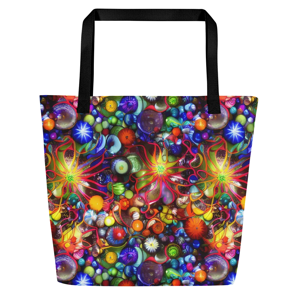 Euphoric Sphere on Large Tote Bag W/ Pocket — Front