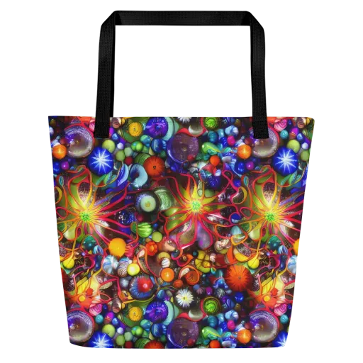 Euphoric Sphere on a Large Tote Bag W/ Pocket