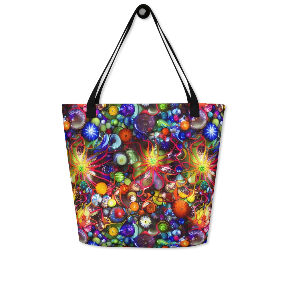 Euphoric Sphere on Large Tote Bag W/ Pocket — Front
