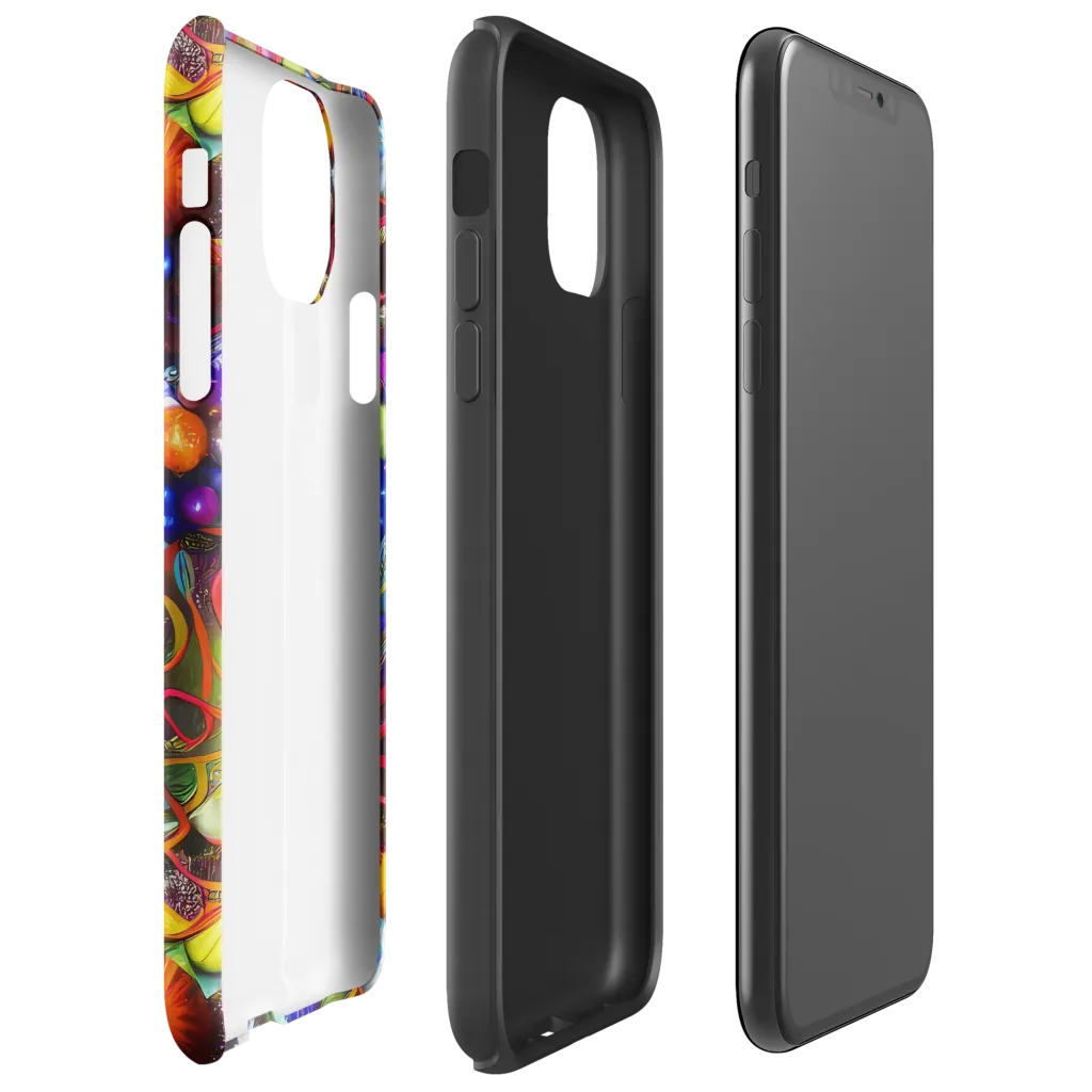 Euphoric Sphere on Tough Case for iPhone® — Right