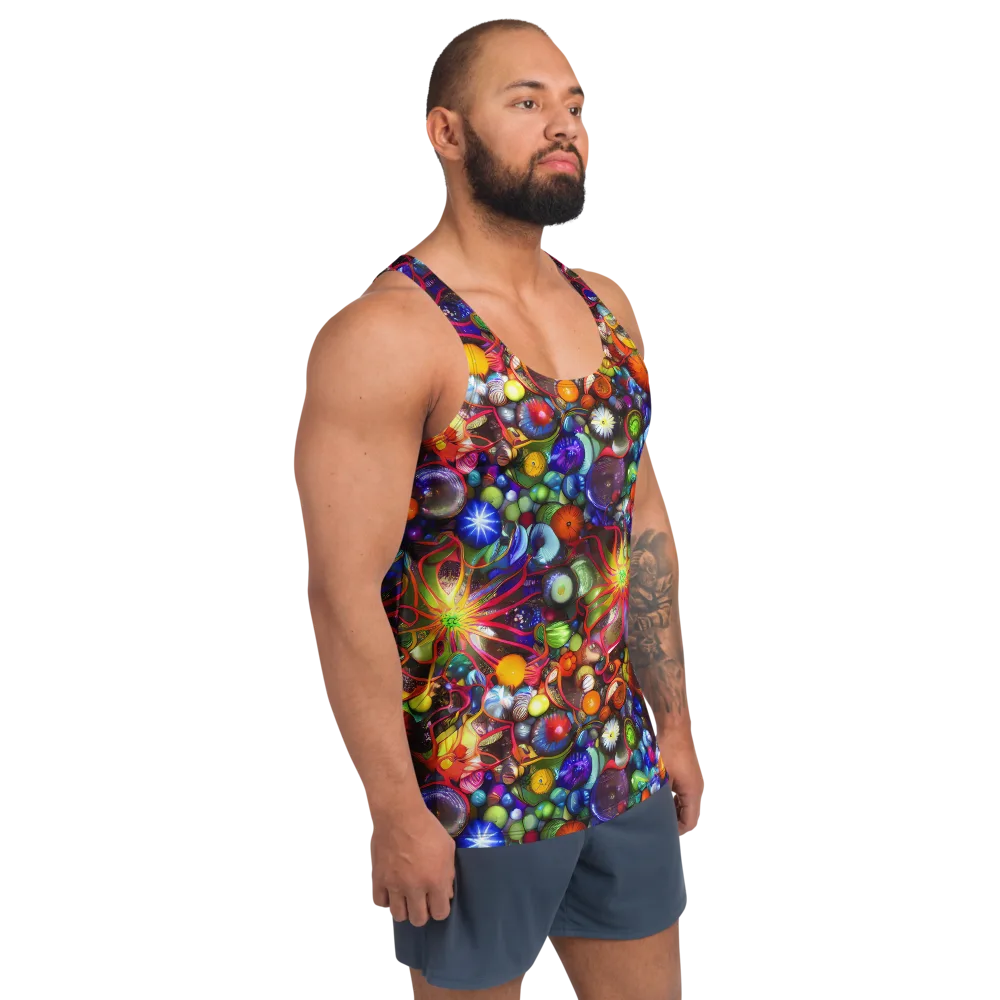 Euphoric Sphere on Men's Tank Top — Right Front