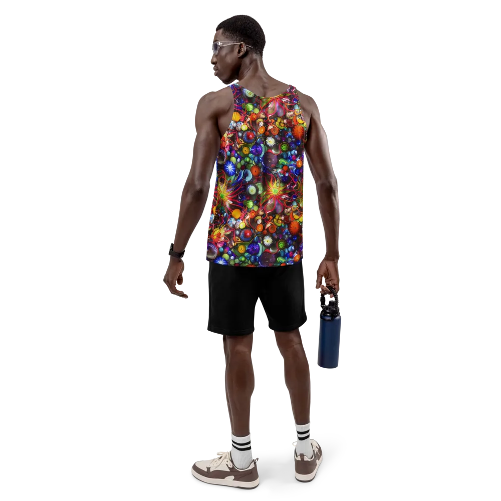 Euphoric Sphere on Men's Tank Top — Back