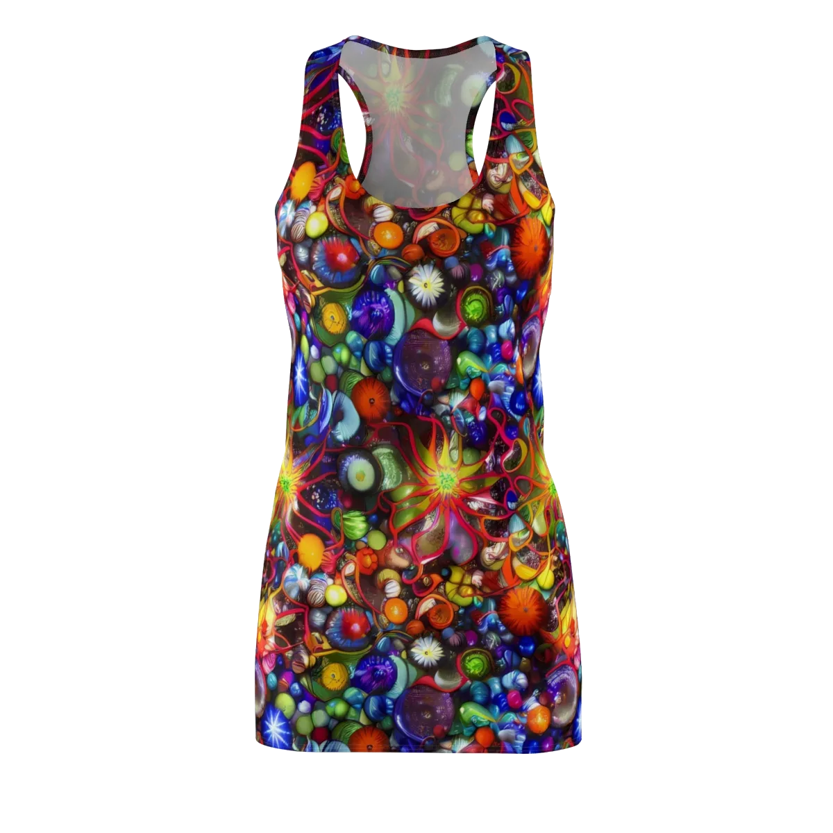 Euphoric Sphere on Racerback Dress — Front