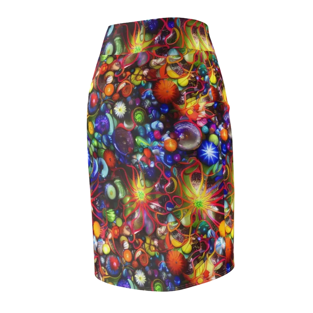 Euphoric Sphere on Pencil Skirt — Back Side
