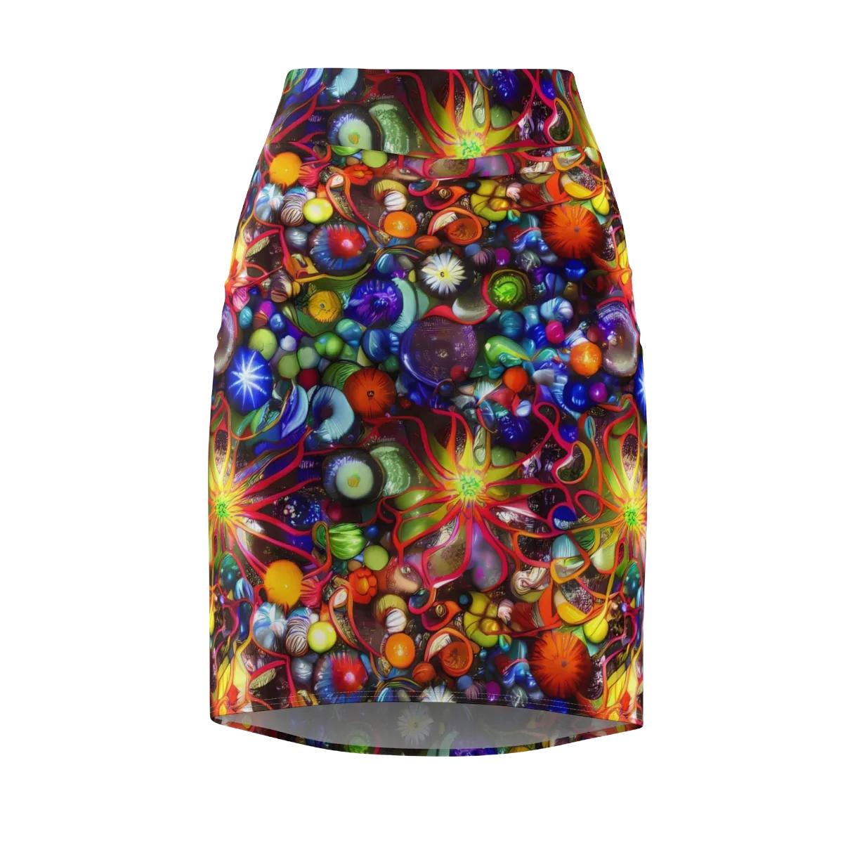 Euphoric Sphere on Pencil Skirt — Front