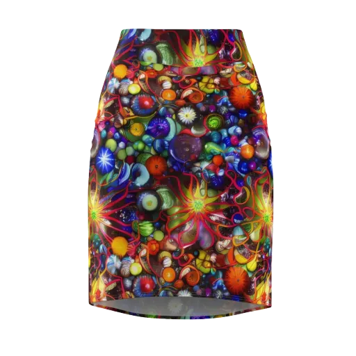 Euphoric Sphere on a Pencil Skirt