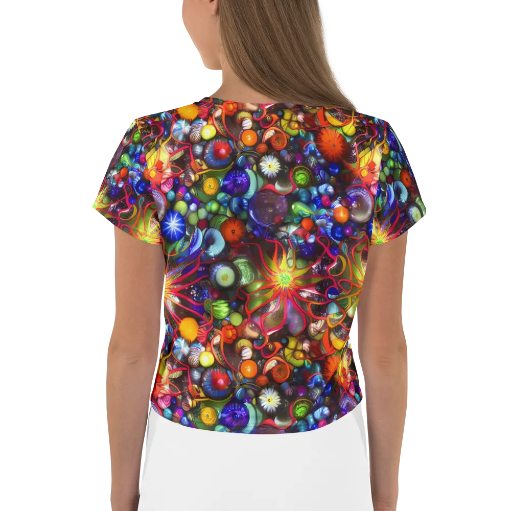 Euphoric Sphere on Crop Tee — Back