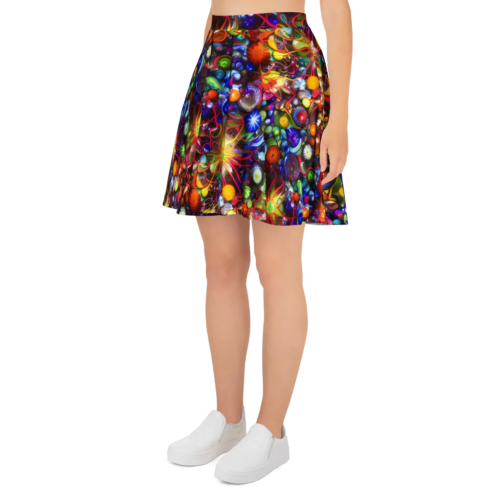 Euphoric Sphere on Skater Skirt — Left