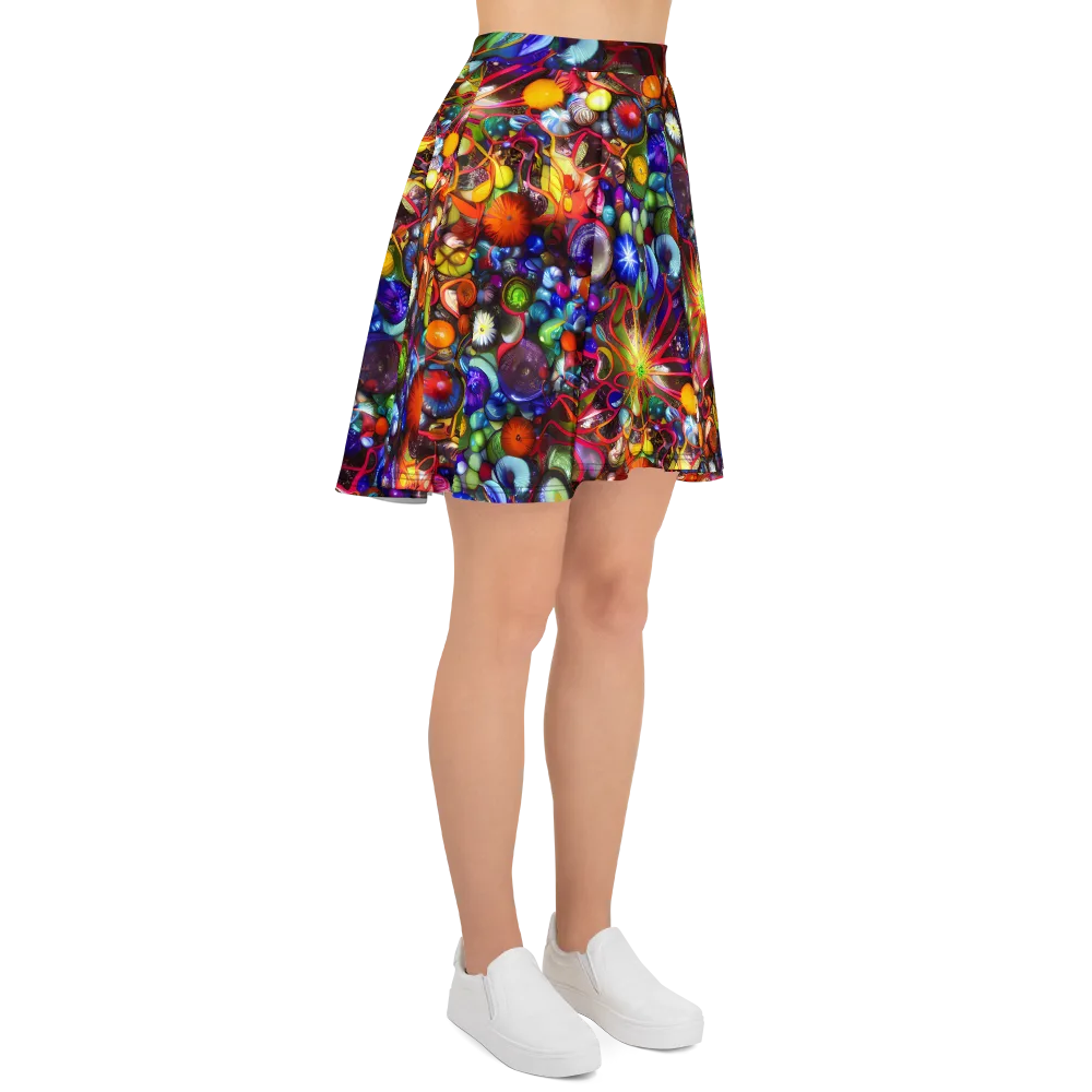 Euphoric Sphere on Skater Skirt — Right