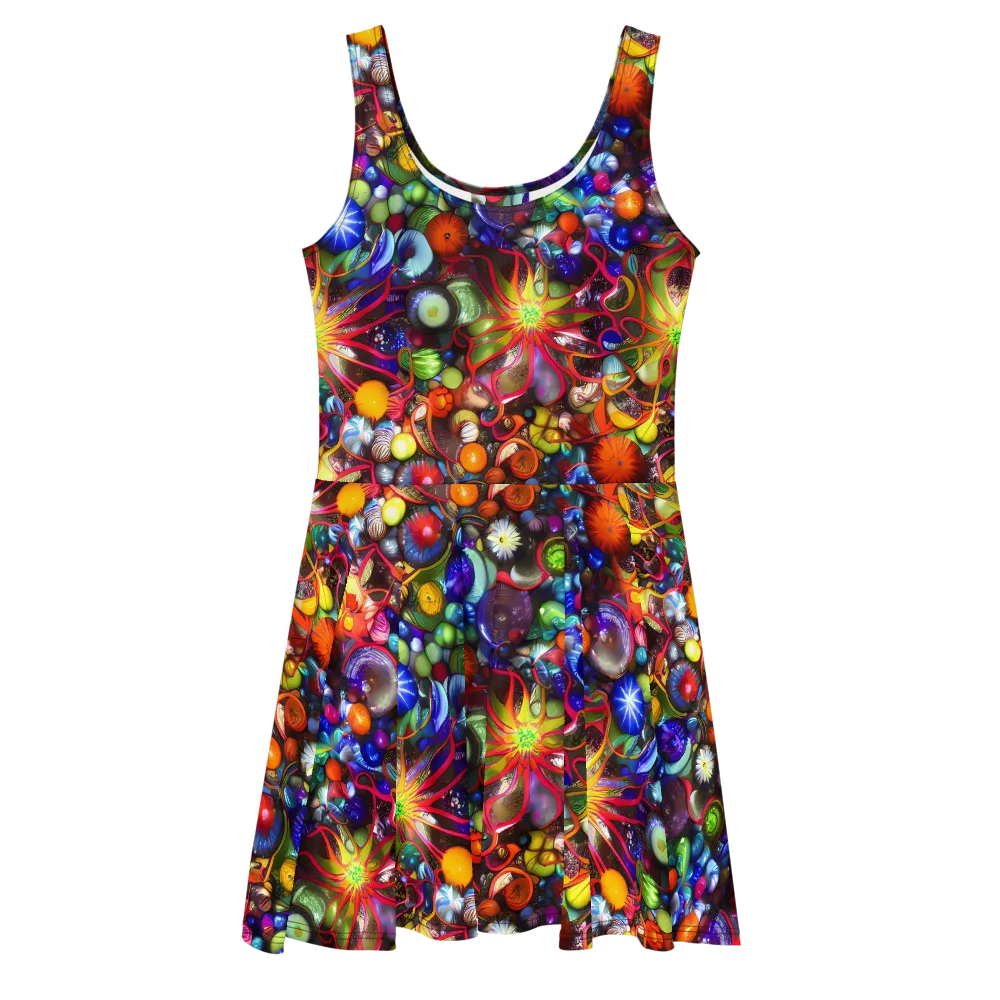 Euphoric Sphere on Skater Dress — Front