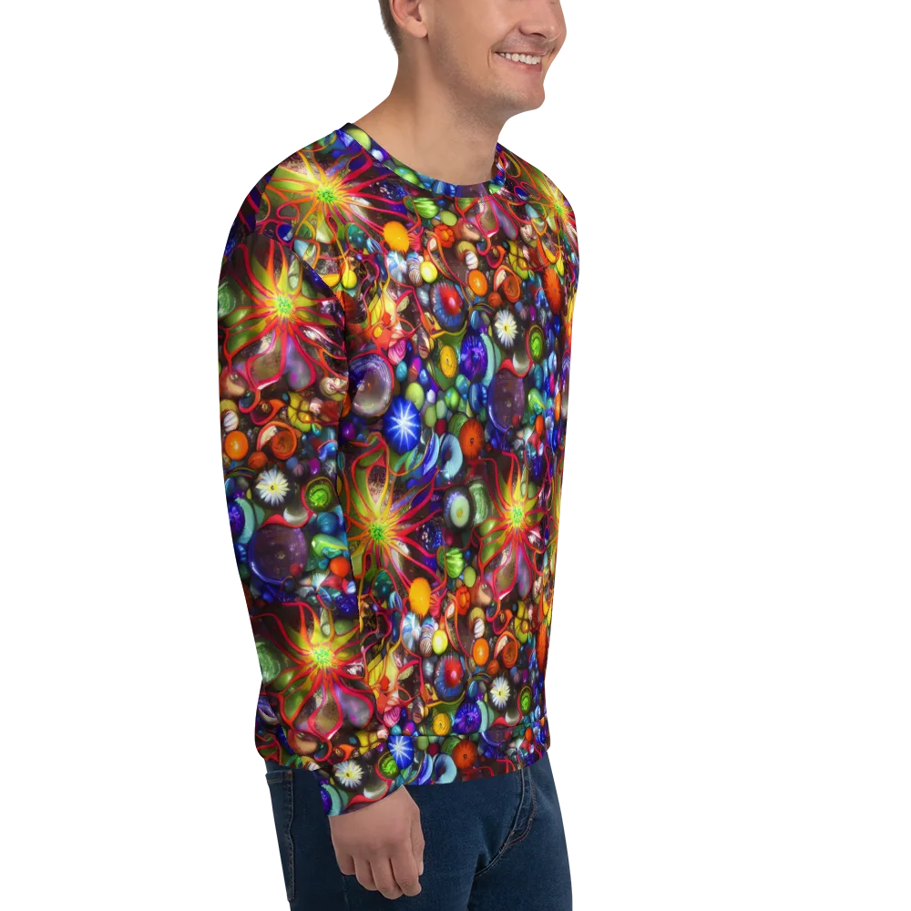 Euphoric Sphere on Sweatshirt — Right Front