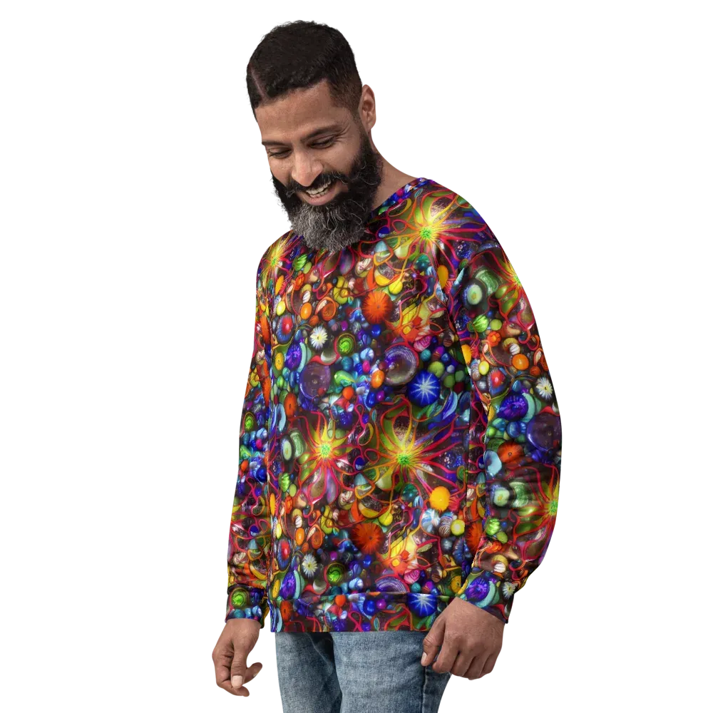 Euphoric Sphere on Sweatshirt — Left Front