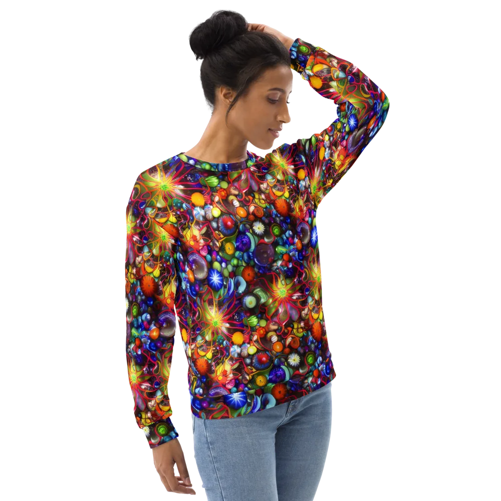 Euphoric Sphere on Sweatshirt — Right Front