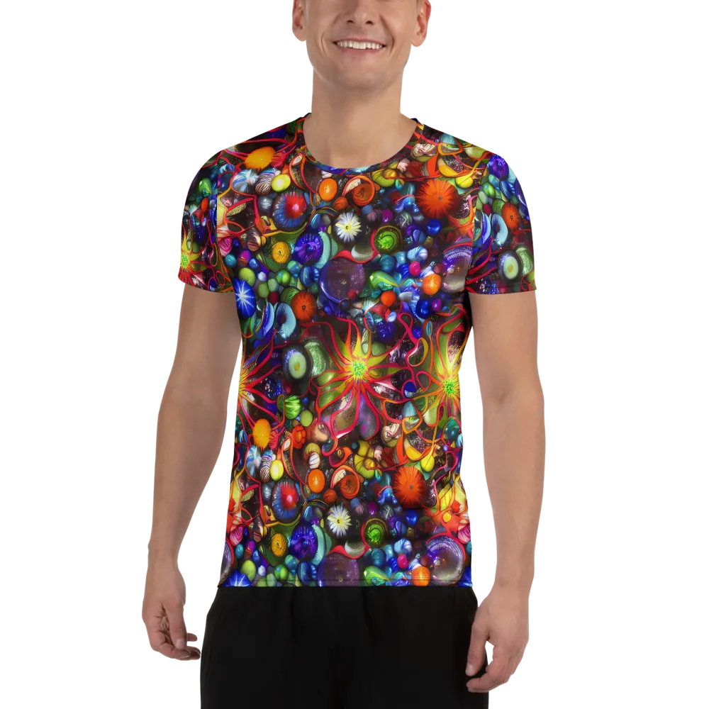 Euphoric Sphere on Men's Athletic T-Shirt — Front