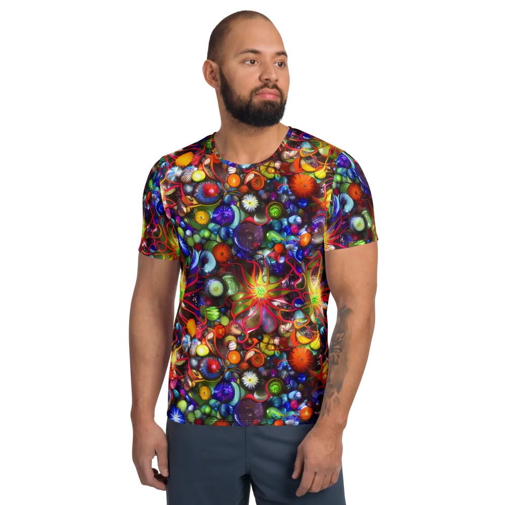 Euphoric Sphere on Men's Athletic T-Shirt — Front
