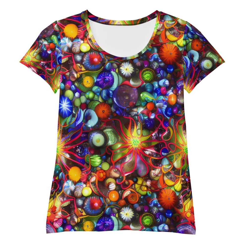 Euphoric Sphere on Women's Athletic T-Shirt — Front