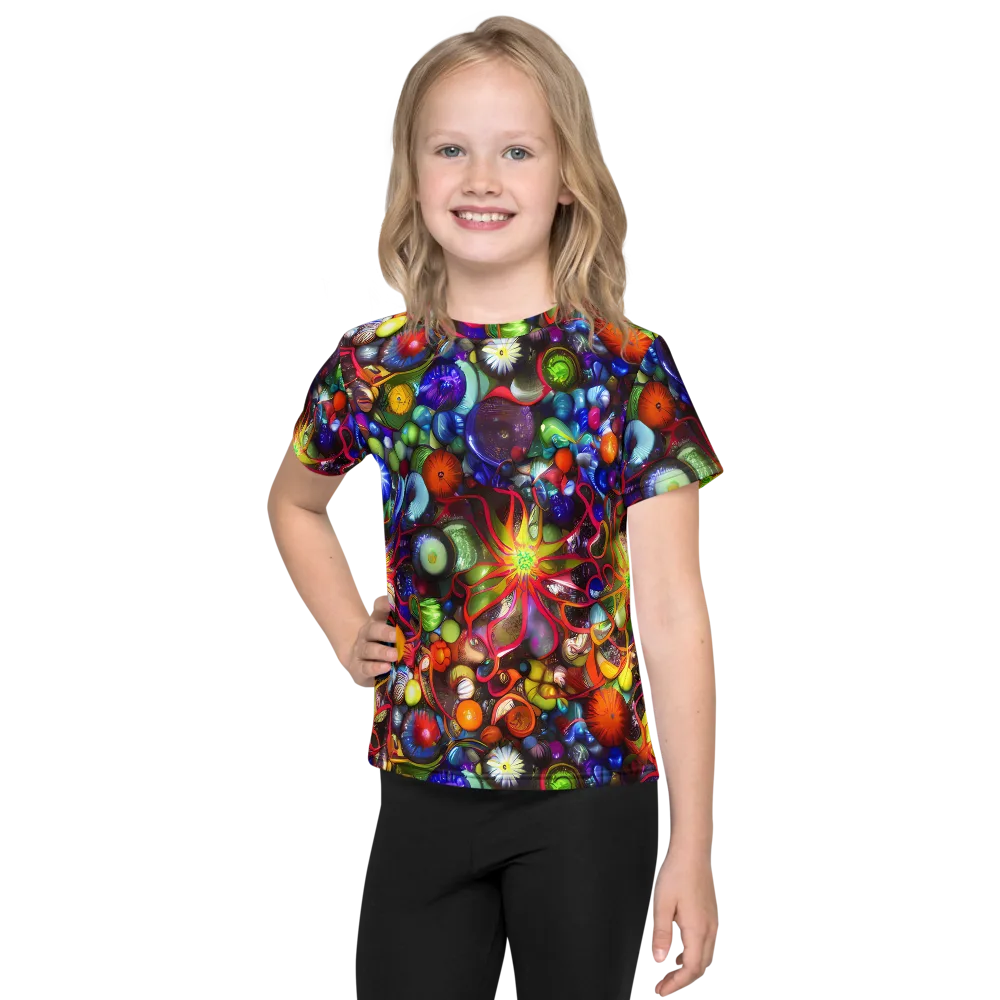 Euphoric Sphere on Kids Crew Neck T-Shirt — Front