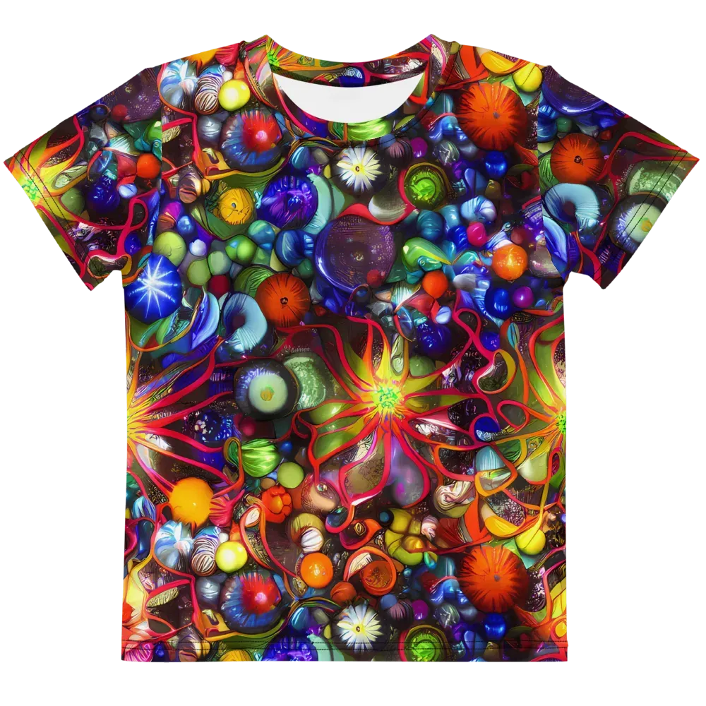 Euphoric Sphere on Kids Crew Neck T-Shirt — Front