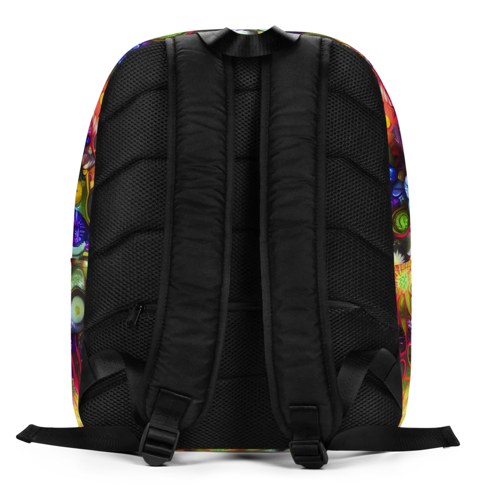 Euphoric Sphere on Minimalist Backpack — Back