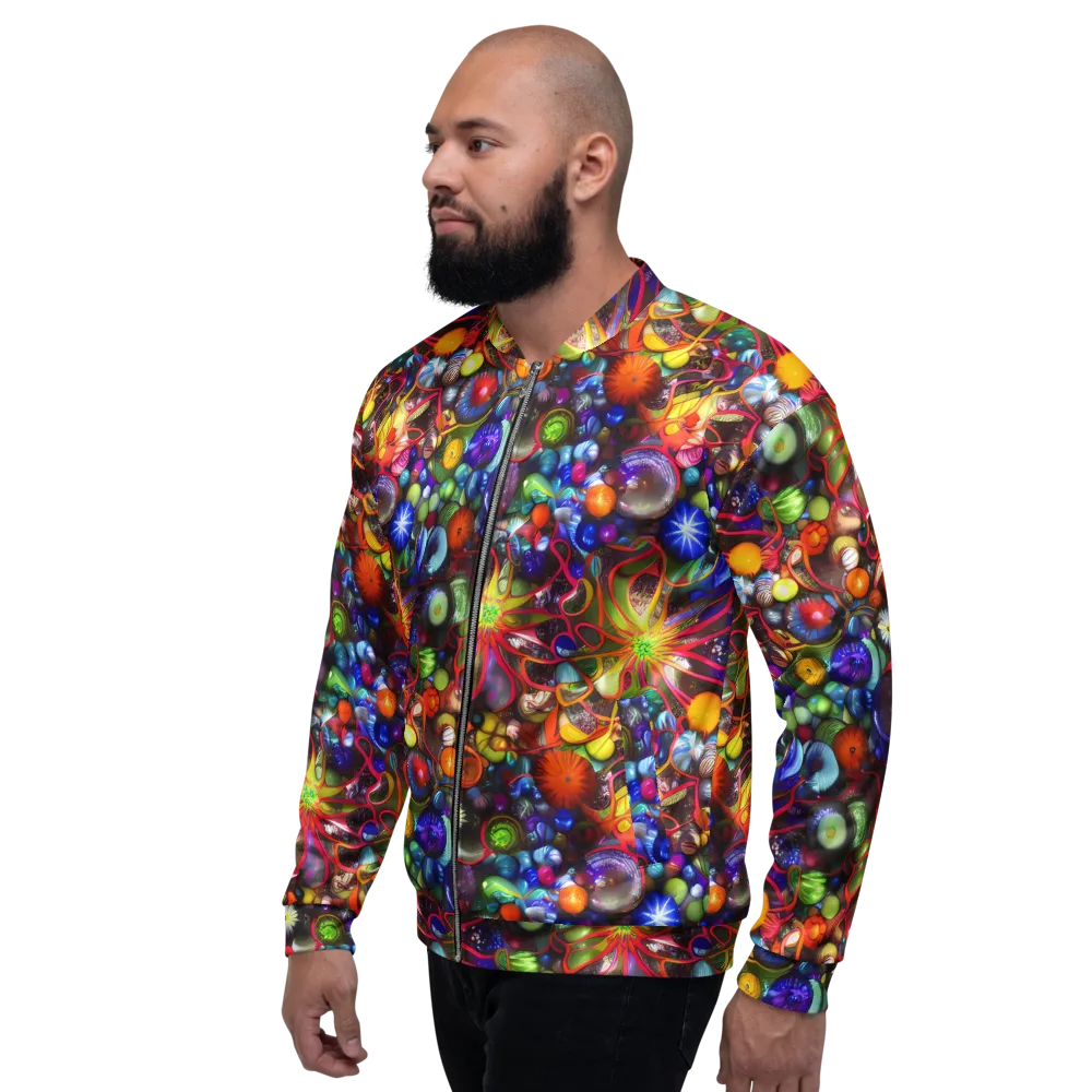 Euphoric Sphere on Bomber Jacket — Left