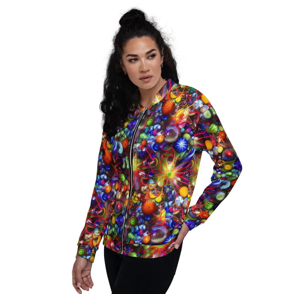 Euphoric Sphere on Bomber Jacket — Left