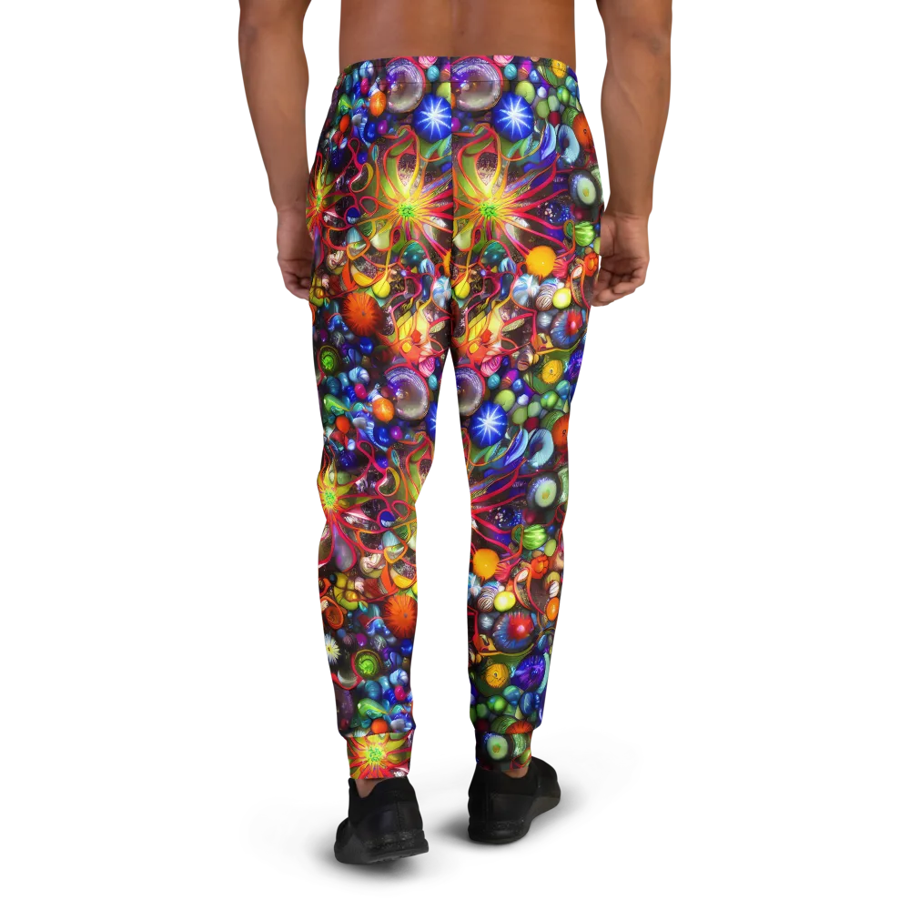 Euphoric Sphere on Men's Joggers — Back
