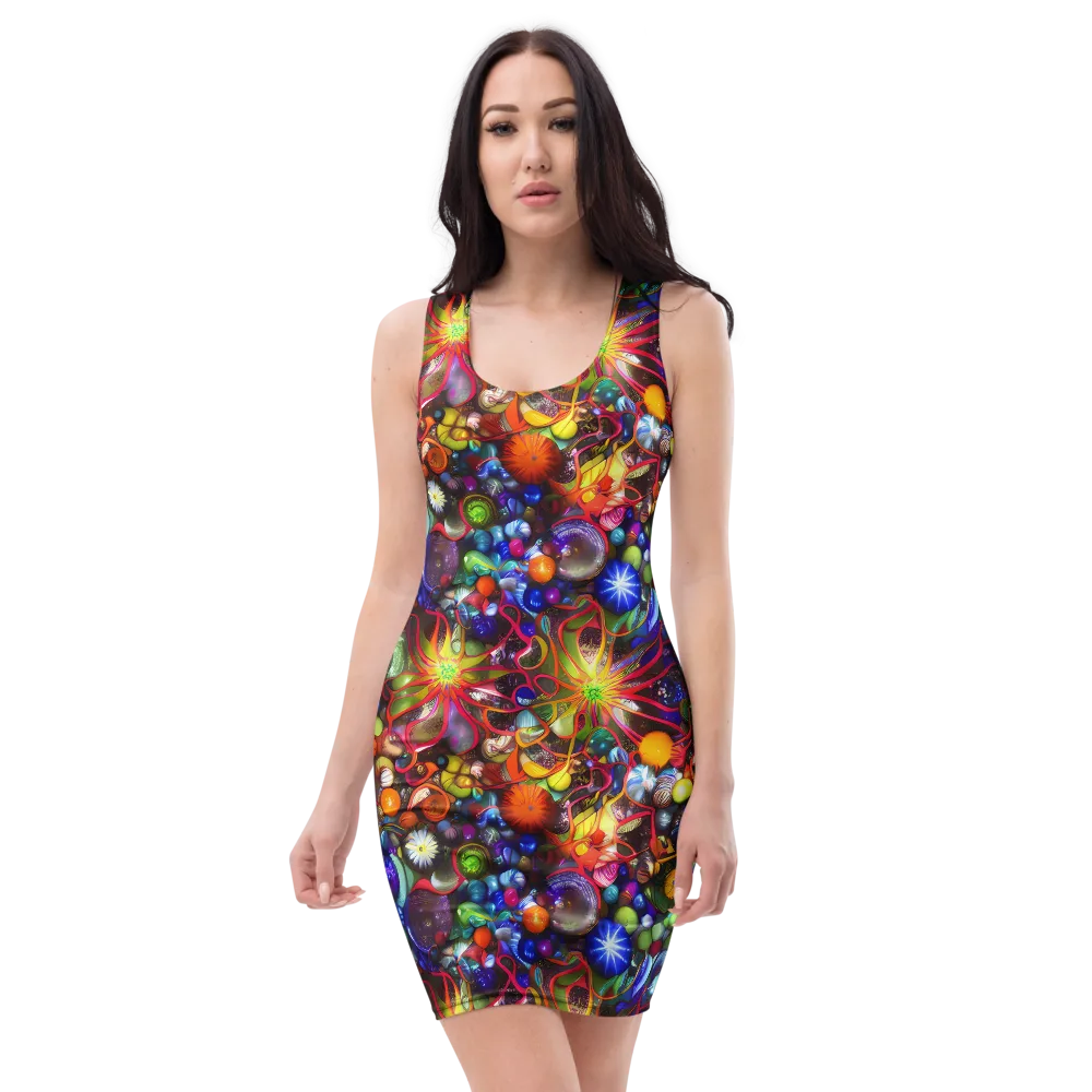 Euphoric Sphere on Bodycon Dress — Front