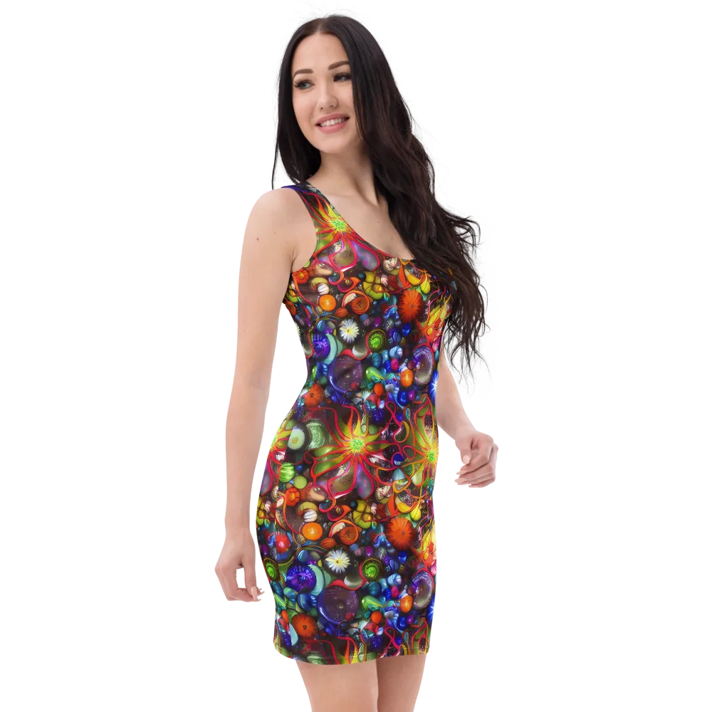 Euphoric Sphere on Bodycon Dress — Right Front
