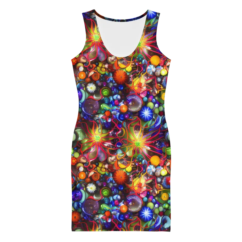 Euphoric Sphere on Bodycon Dress — Front