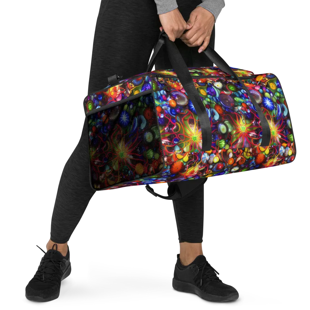 Euphoric Sphere on Duffle Bag — Right Front