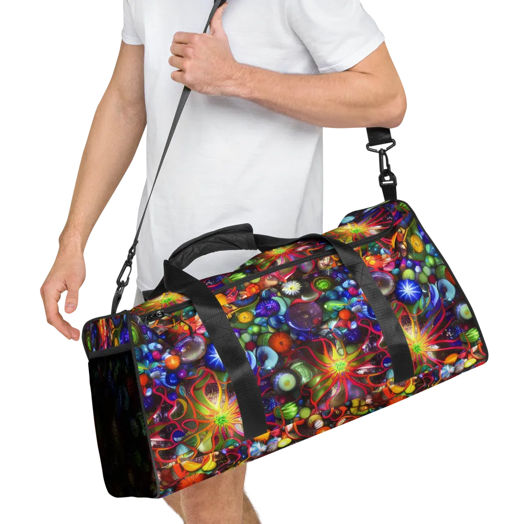 Euphoric Sphere on Duffle Bag — Right Front