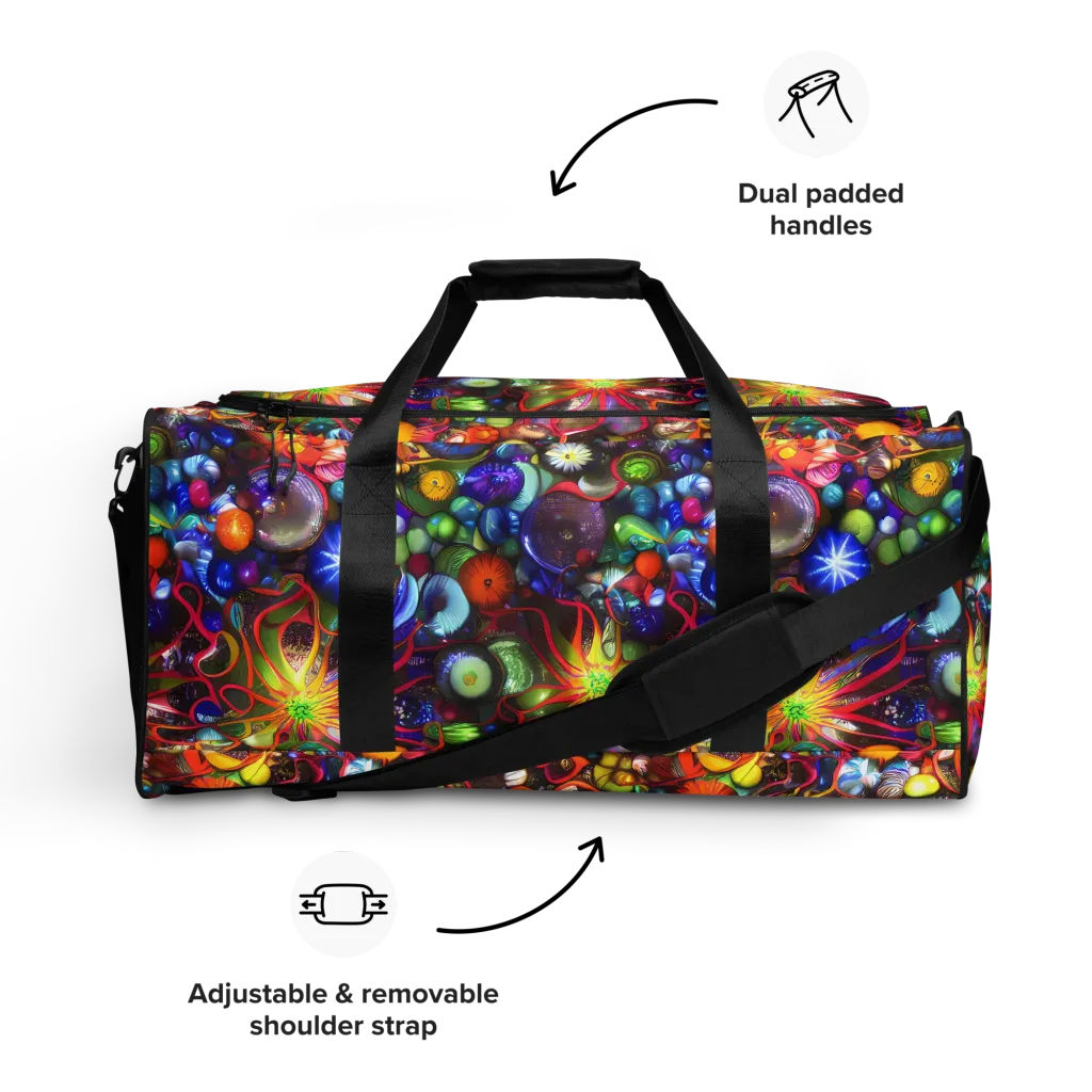 Euphoric Sphere on Duffle Bag — Front