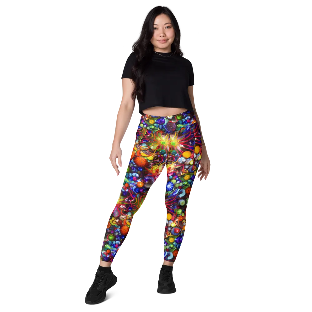 Euphoric Sphere on Leggings with Pockets — Front