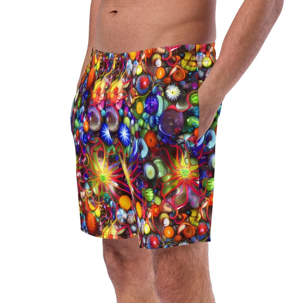 Euphoric Sphere on Swim Trunks — Left Front