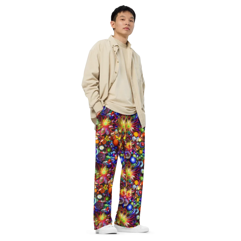 Euphoric Sphere on Wide-Leg Pants — Right Front
