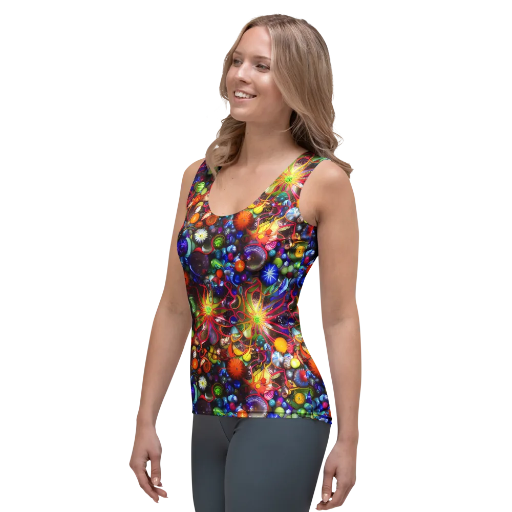 Euphoric Sphere on Women's Tank Top — Left Front
