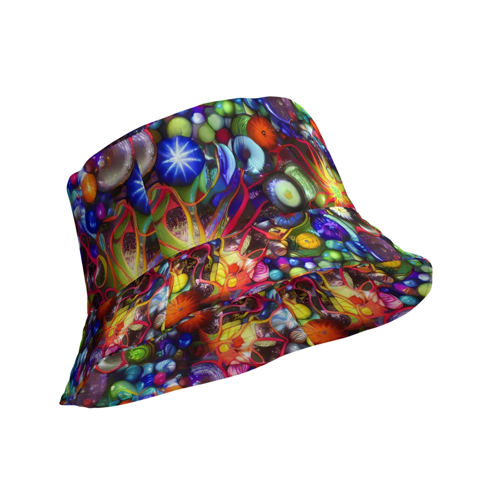 Euphoric Sphere on Reversible Bucket Hat — Product details Outside