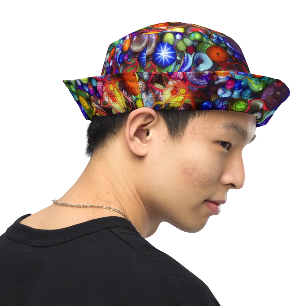 Euphoric Sphere on Reversible Bucket Hat — Right Outside