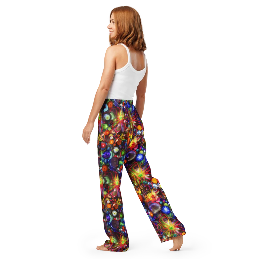 Euphoric Sphere on Women's Pajama Pants — Back