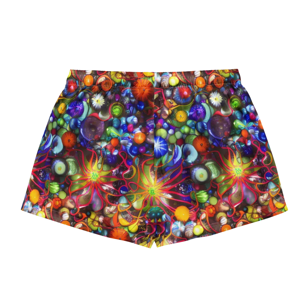 Euphoric Sphere on Women's Pajama Shorts — Back
