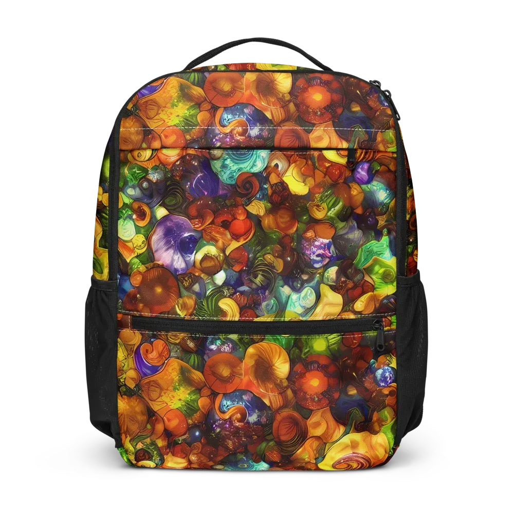 Spirals of Splendor on Utility Backpack — Front
