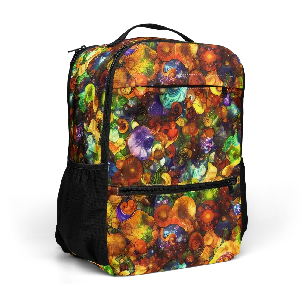 Spirals of Splendor on Utility Backpack — Right Front