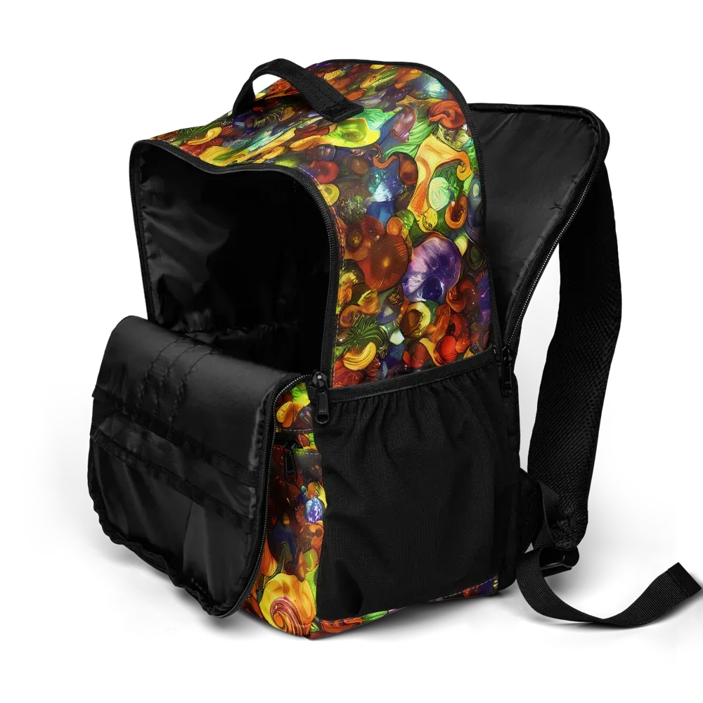 Spirals of Splendor on Utility Backpack — Product details 2