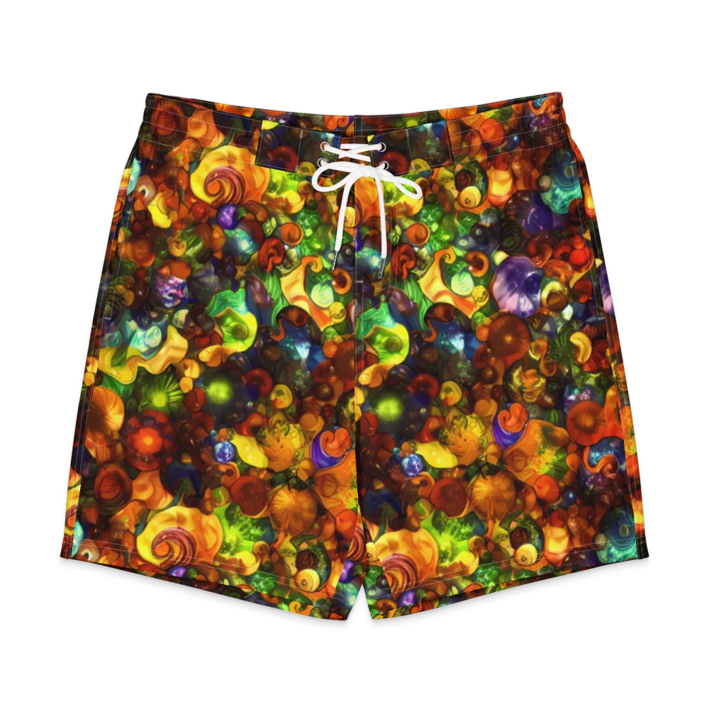 Spirals of Splendor on Men's Board Shorts — Front
