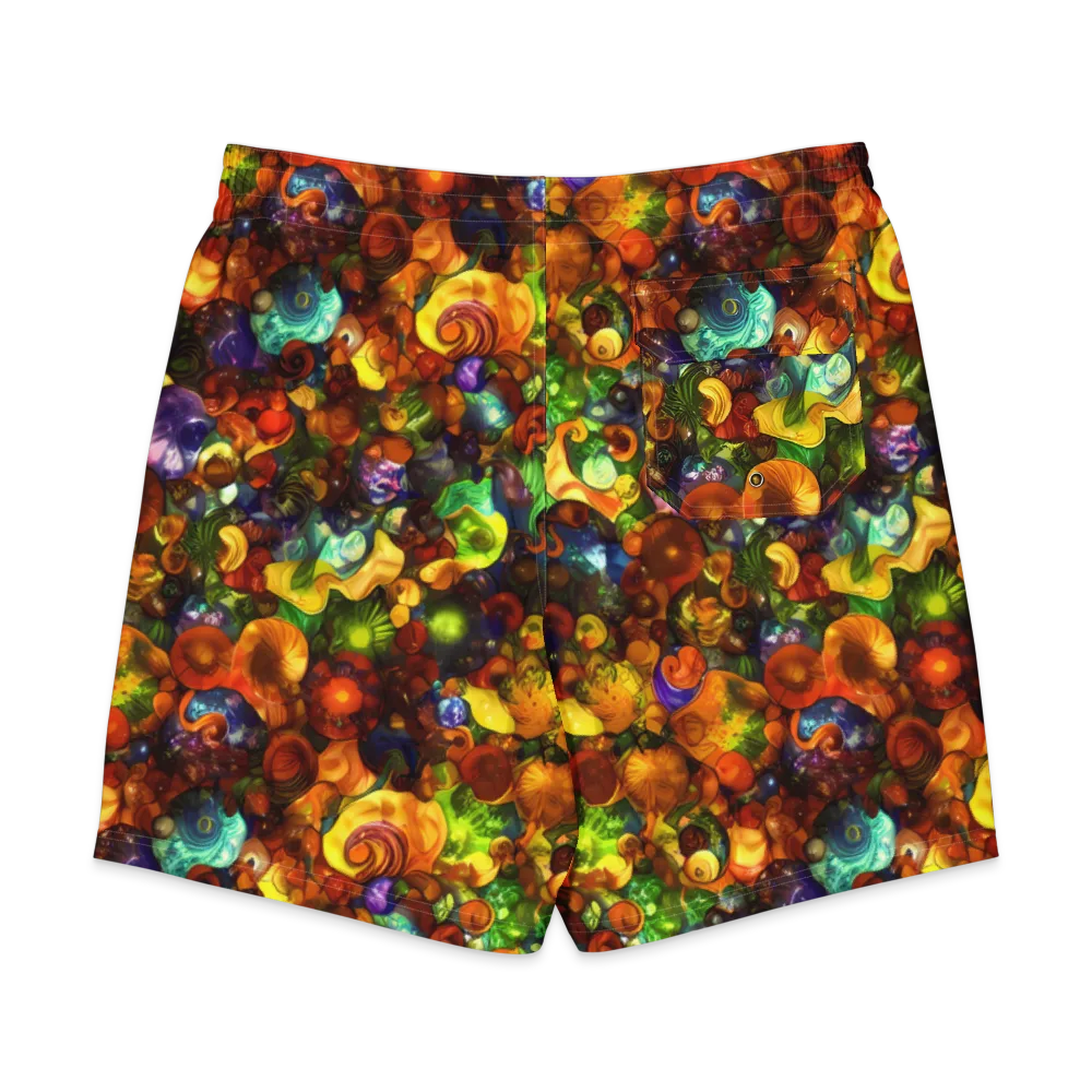 Spirals of Splendor on Men's Board Shorts — Back