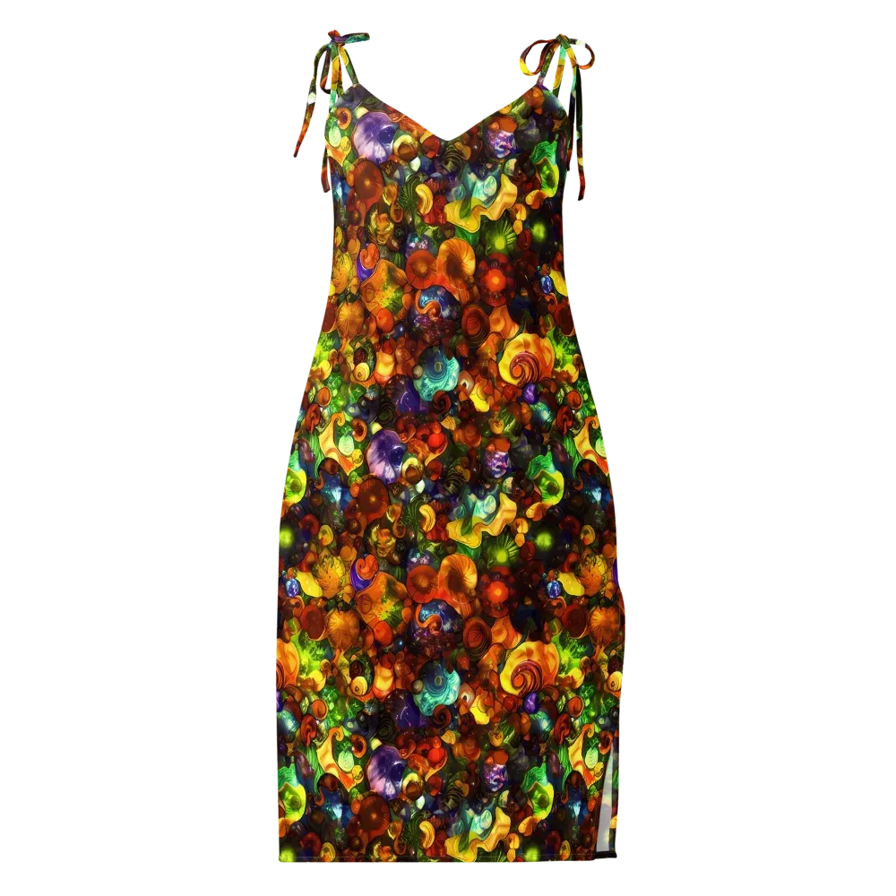 Spirals of Splendor on Slip Dress — Front
