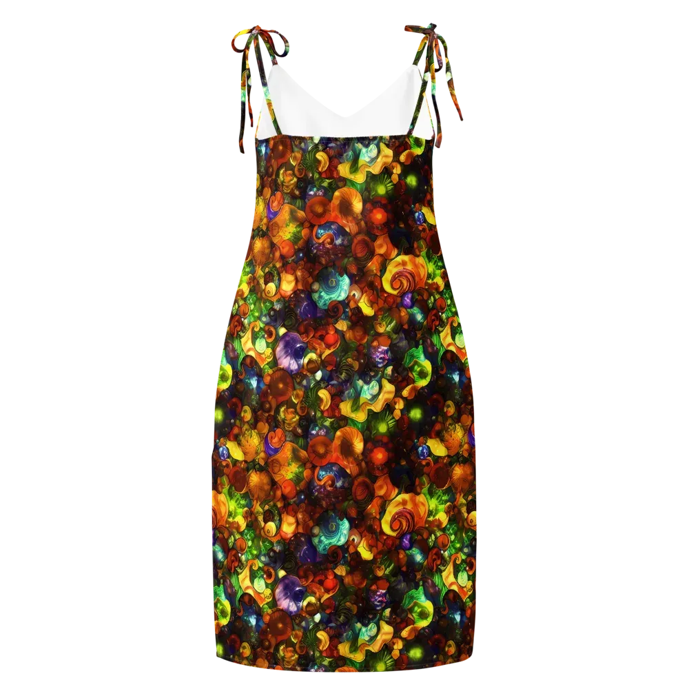 Spirals of Splendor on Slip Dress — Back