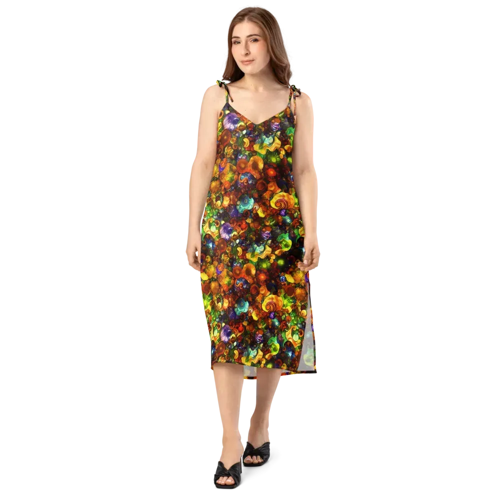 Spirals of Splendor on Slip Dress — Front