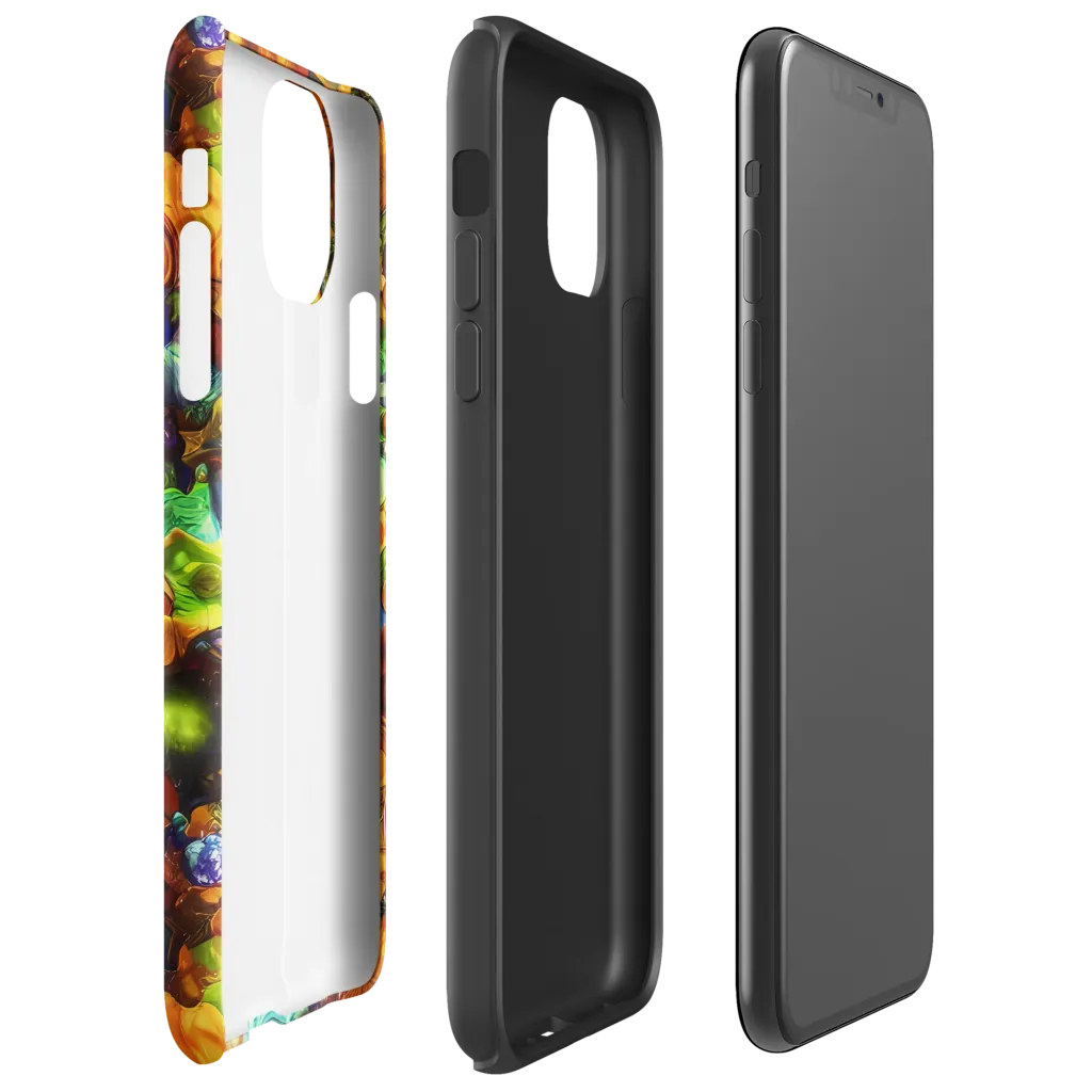 Spirals of Splendor on Tough Case for iPhone® — Right